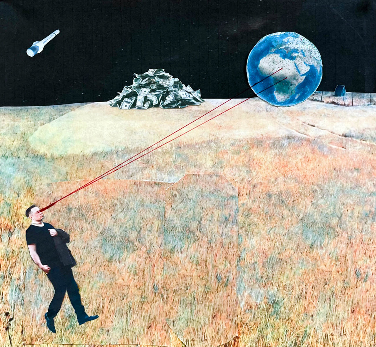 Taylor Bard | Imaging and Transforming | A Reinterpretation of Andrew Wyeth's "Christina's World." (1948)