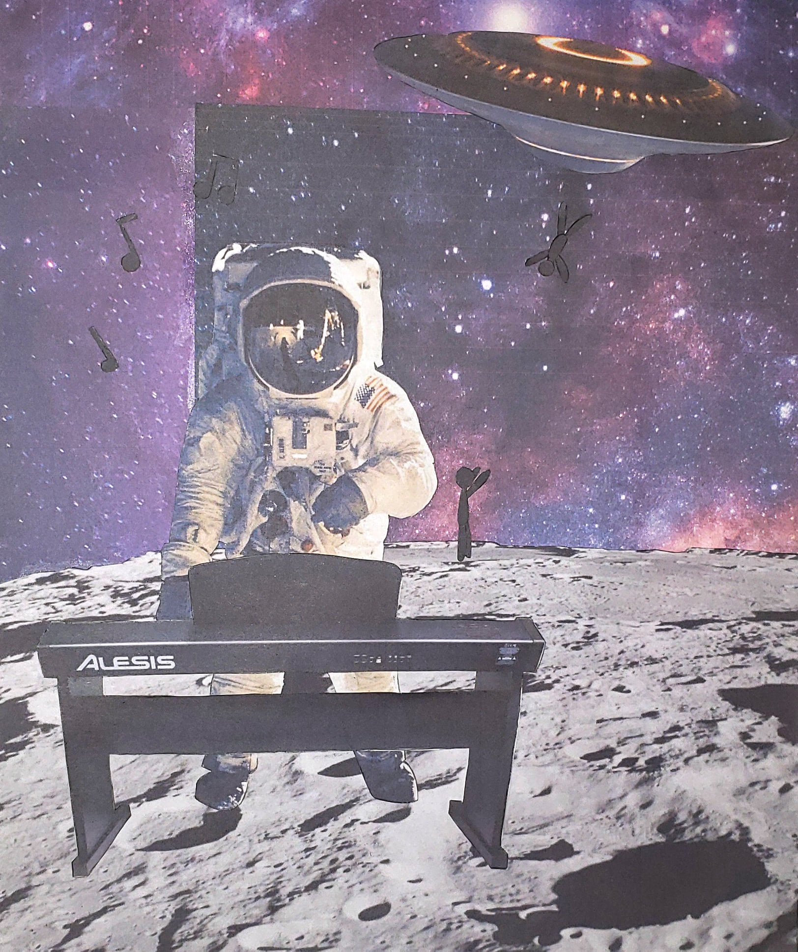 Berkleigh Bond | Analogy Project | Random Two Word/Phrase Prompts: Astronaut and Keyboard