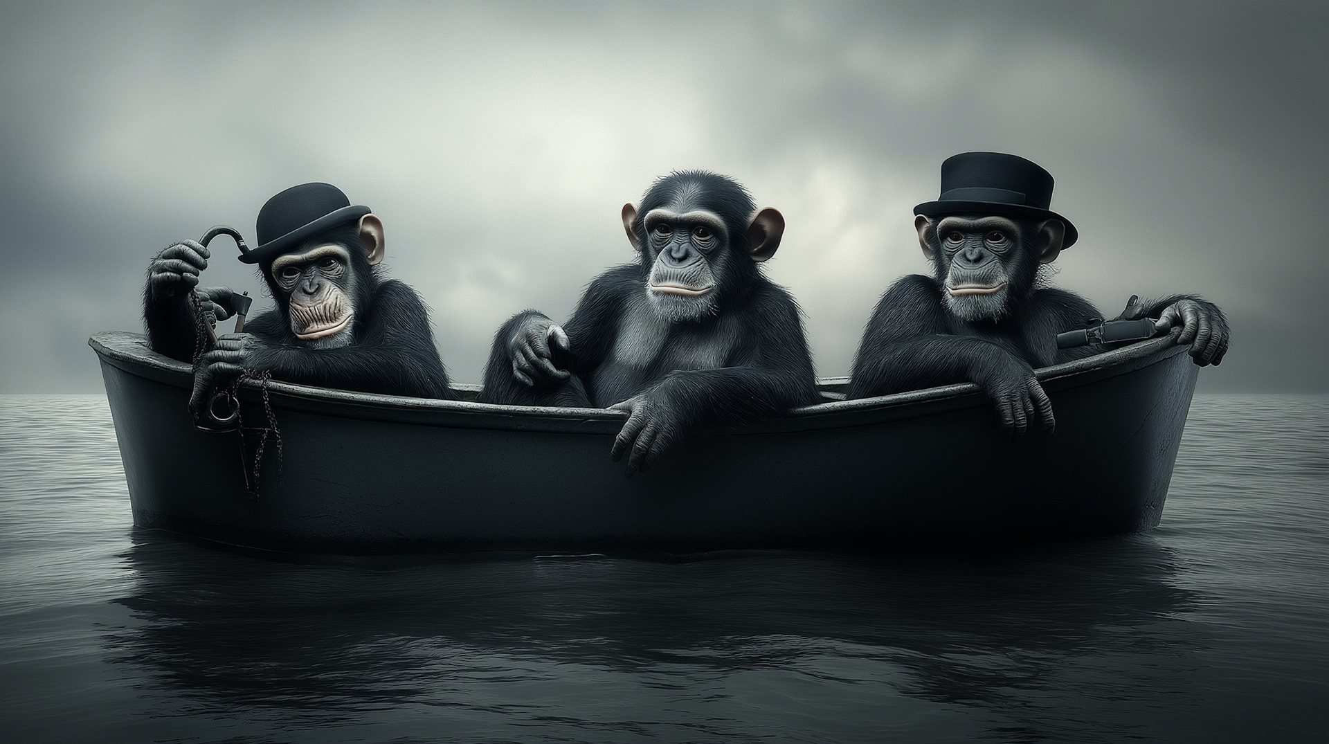 Monkey Chaos --chaos 30 --ar 16:9 --profile 9l757yu --stylize 500 --v 6.1 Job ID: d7779589-a239-4bdd-a5b0-b1af2b555a9f