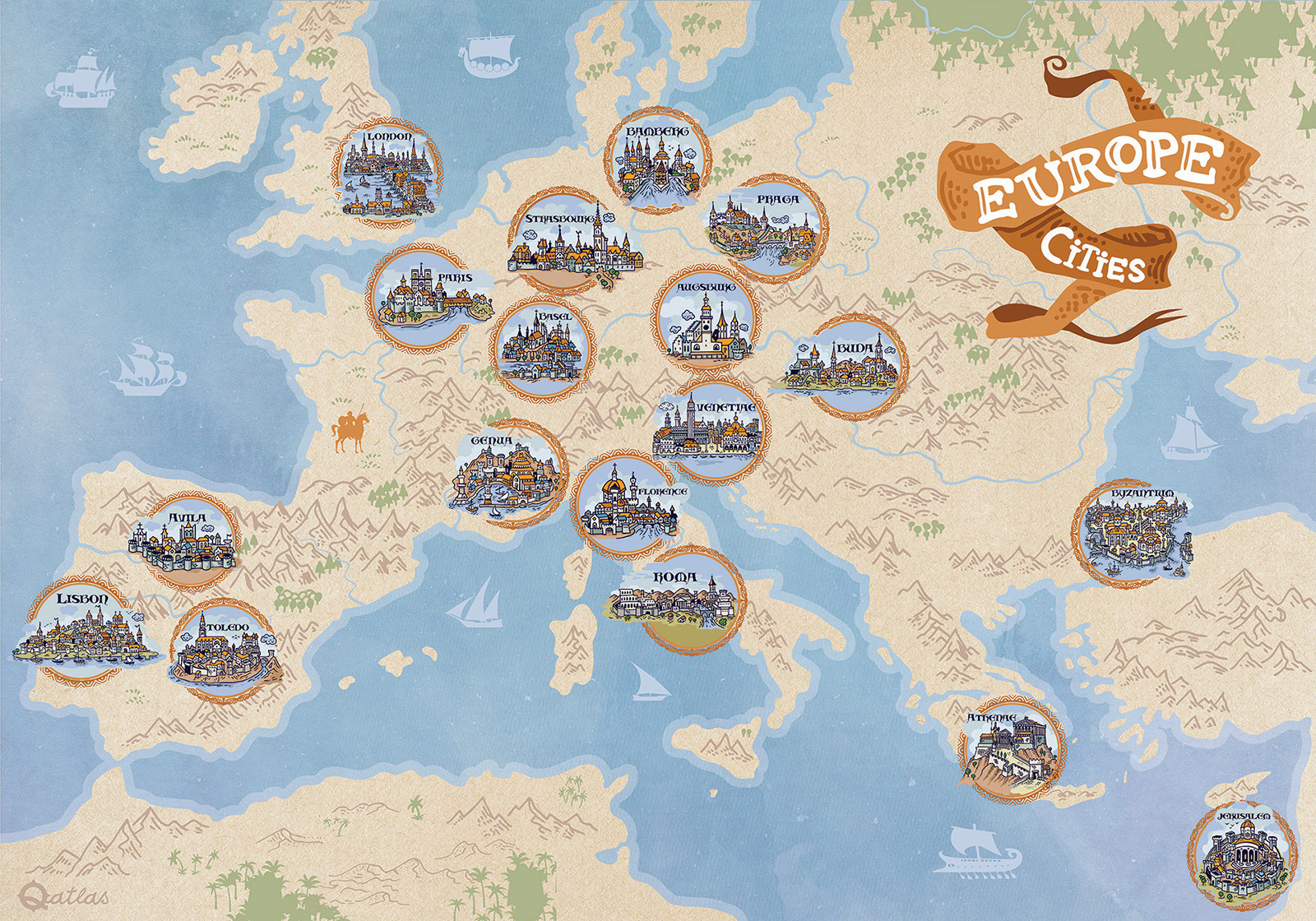 The Europe Map