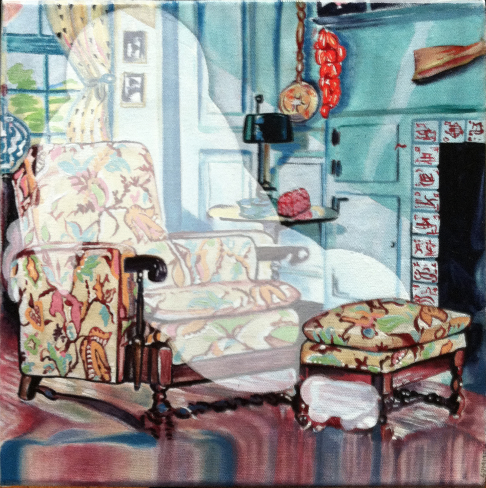 WheredowegoNow / Oil on Canvas / 12" x 12"