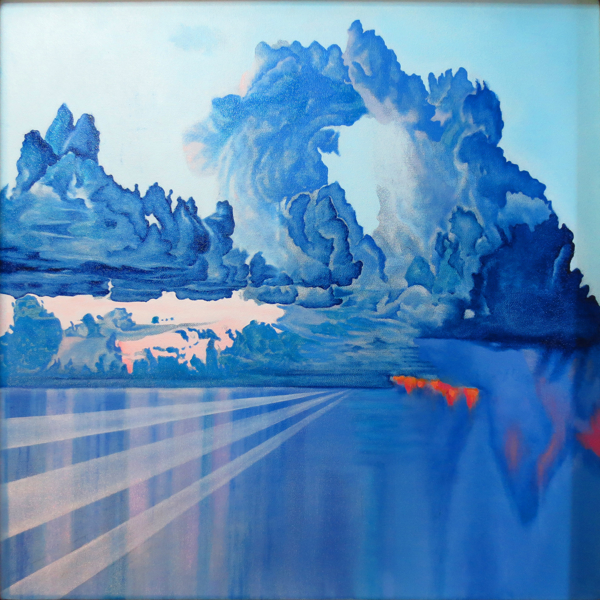 Intentional Clouds / Oil on Canvas / 36" x 36"