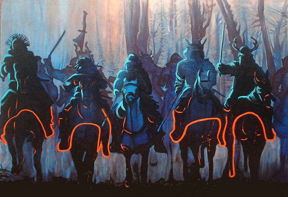 Samurai / Oil on Canvas / 36" x 48"