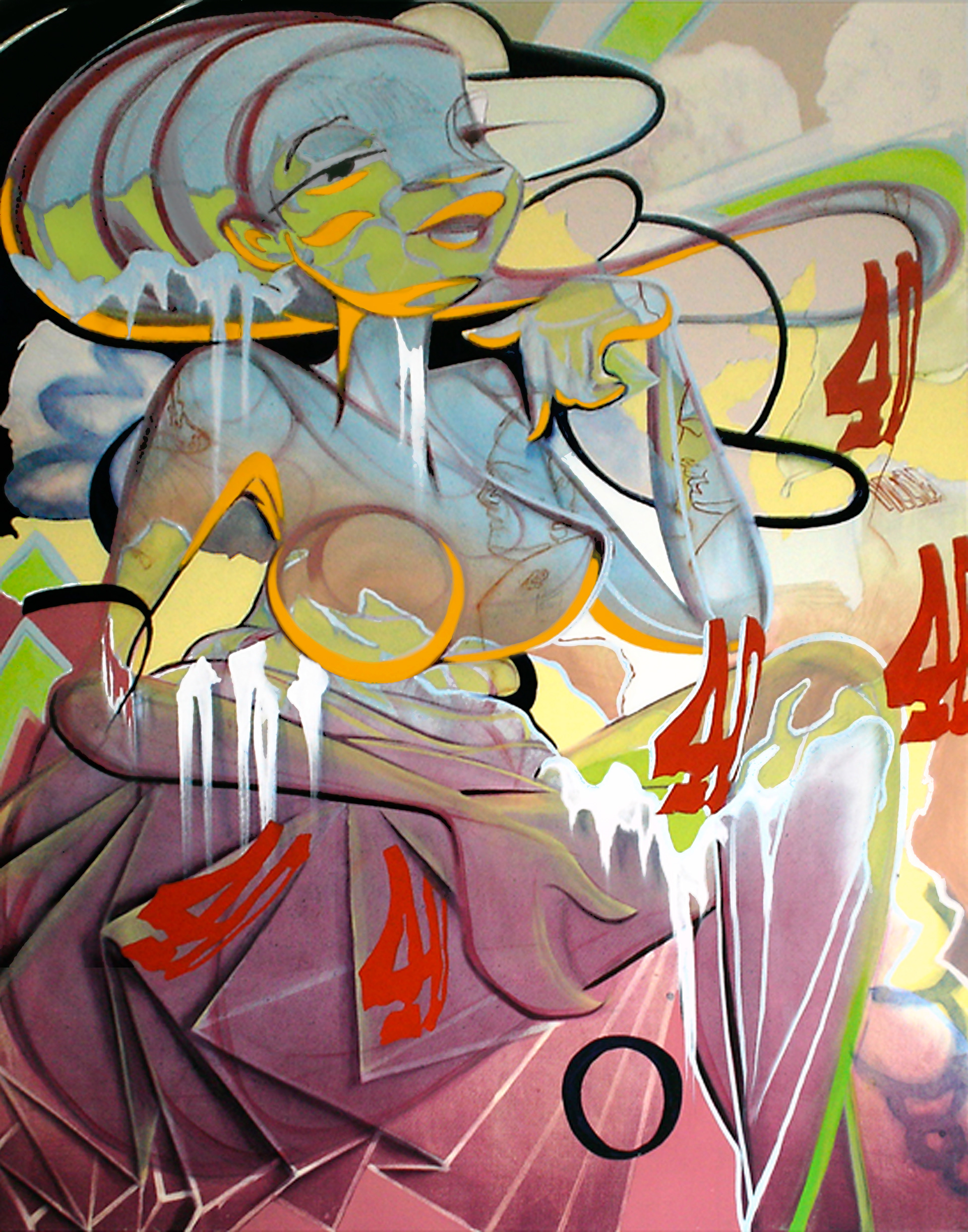 404040 / Oil on Canvas / 36" x 48" / 2008