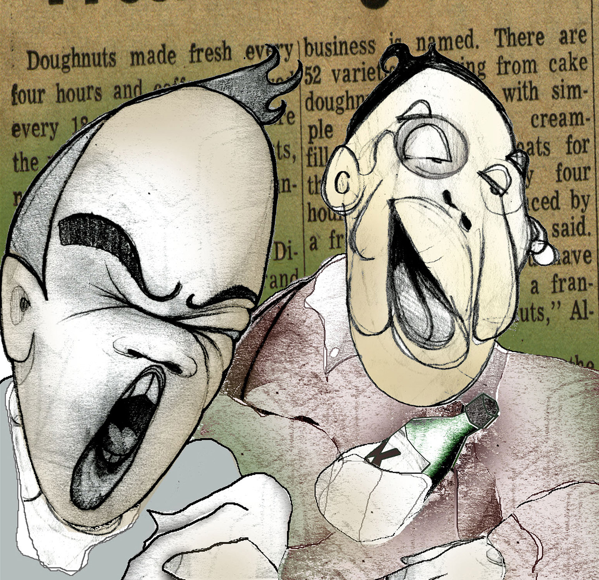 Donuts / Digital Art Print / 24" x 24" / 2010