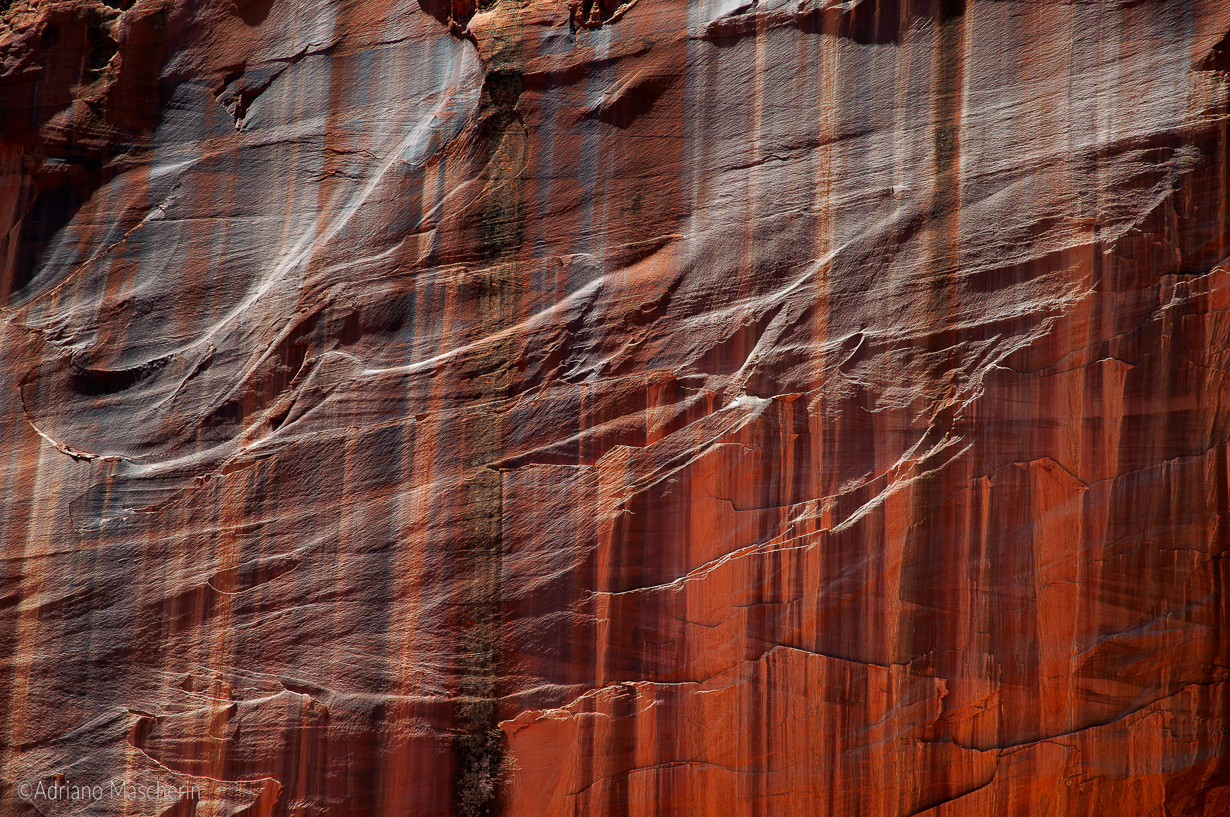 Parete nella Burr Trail USA - Wall in the Burr Trail USA