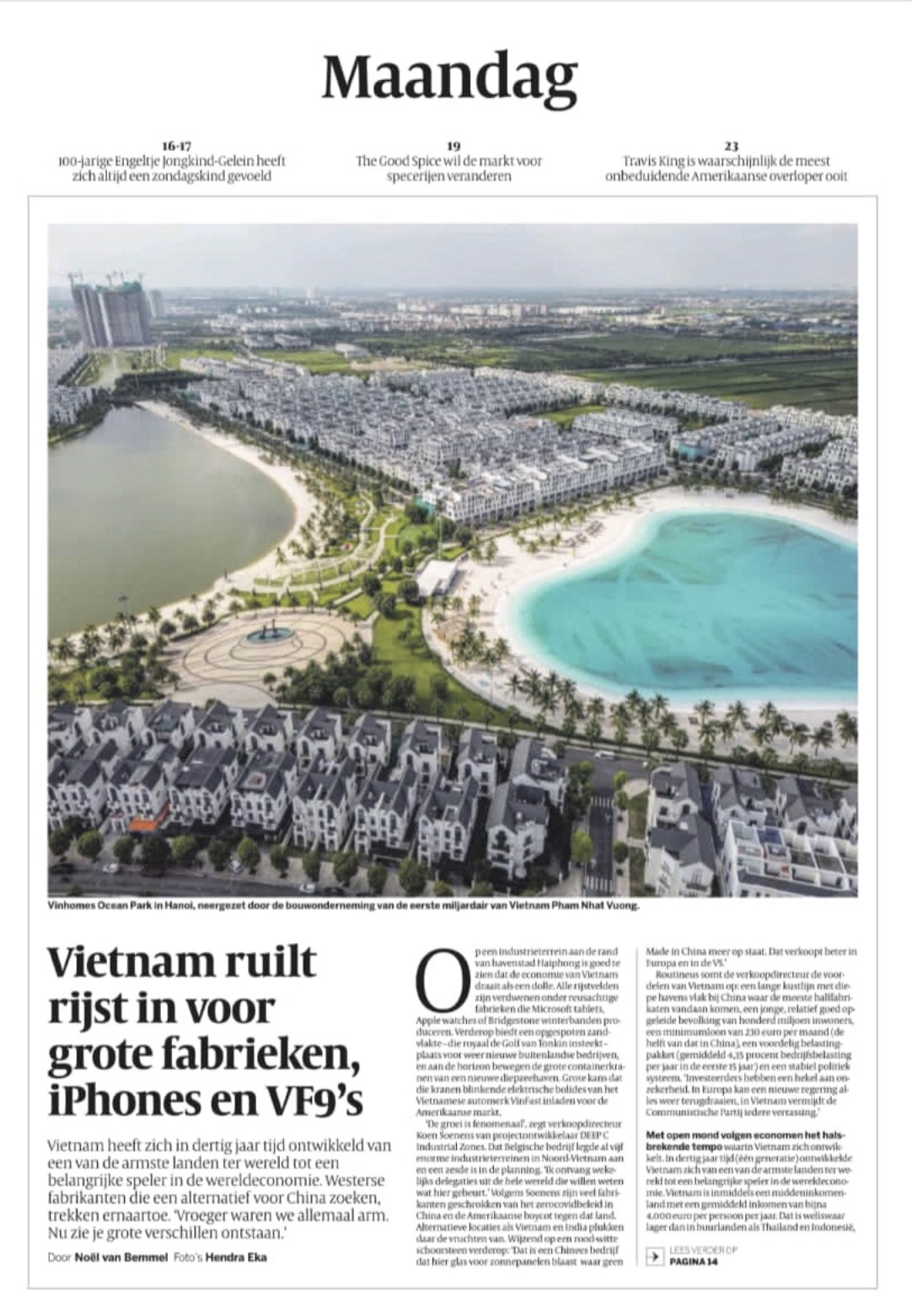 Vietnam's Economic Growth Reportage - de Volkskranrt
