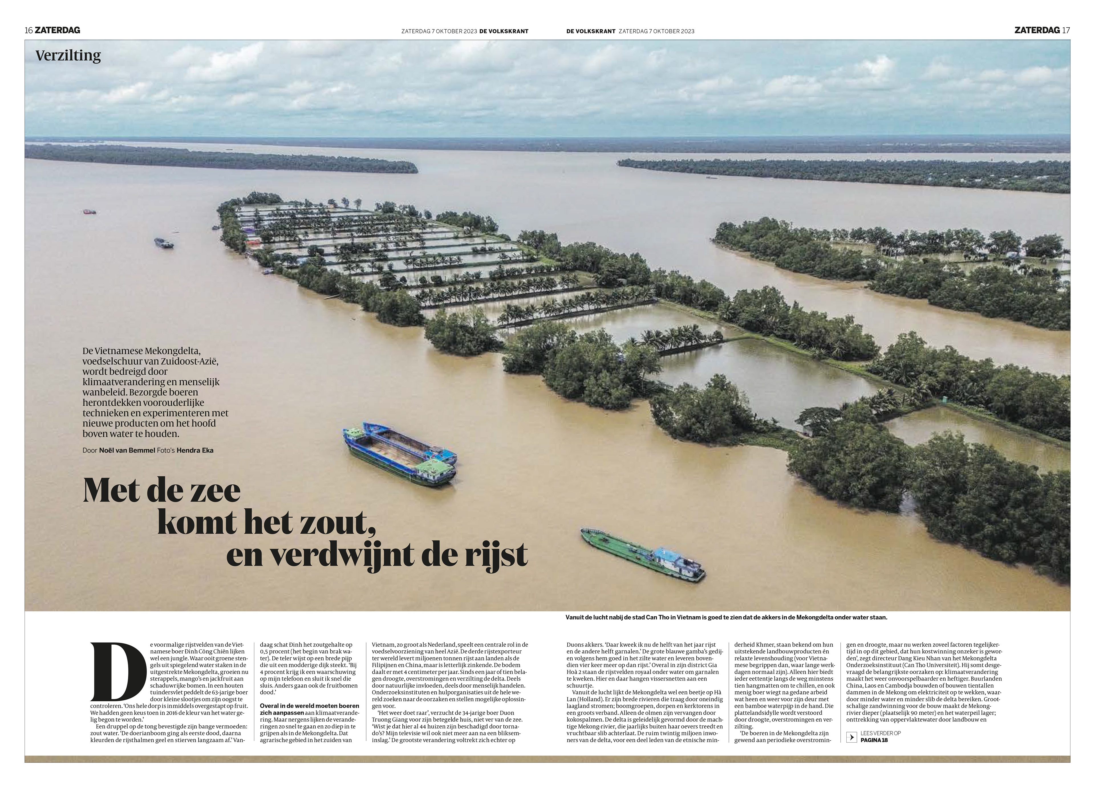 The story of the Mekong river in Can Tho, Vietnam