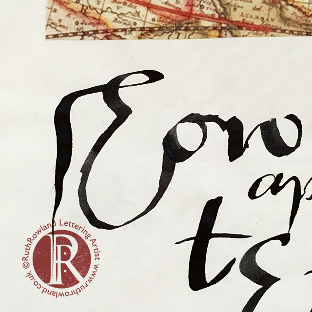 ©Ruth Rowland Lettering Artist & Illustrator - Harry Potter Lettering Sketchbook: Script Page