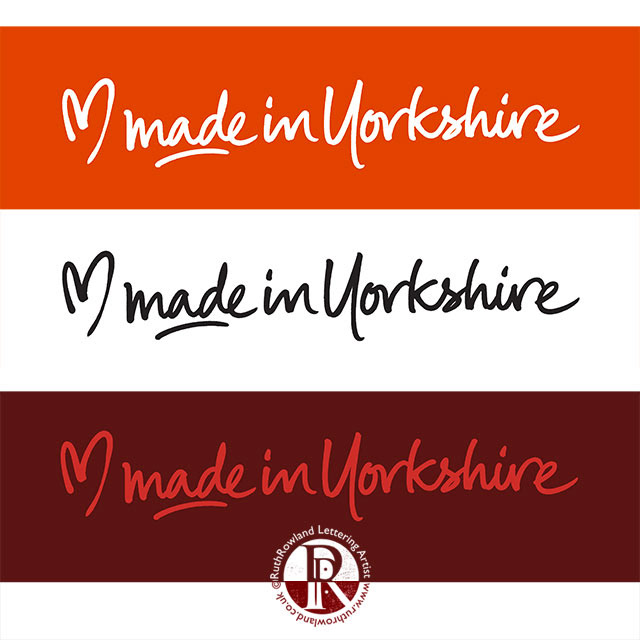 Made in Yorkshire Logo by Ruth Rowland Lettering Artist