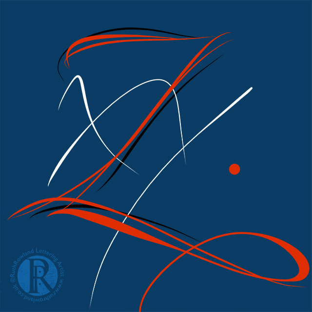 Thirty Days of Digital Lettering: XYZ Alphabet