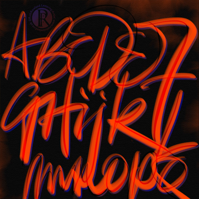 Thirty Days of Digital Lettering: Fire Walk With Me