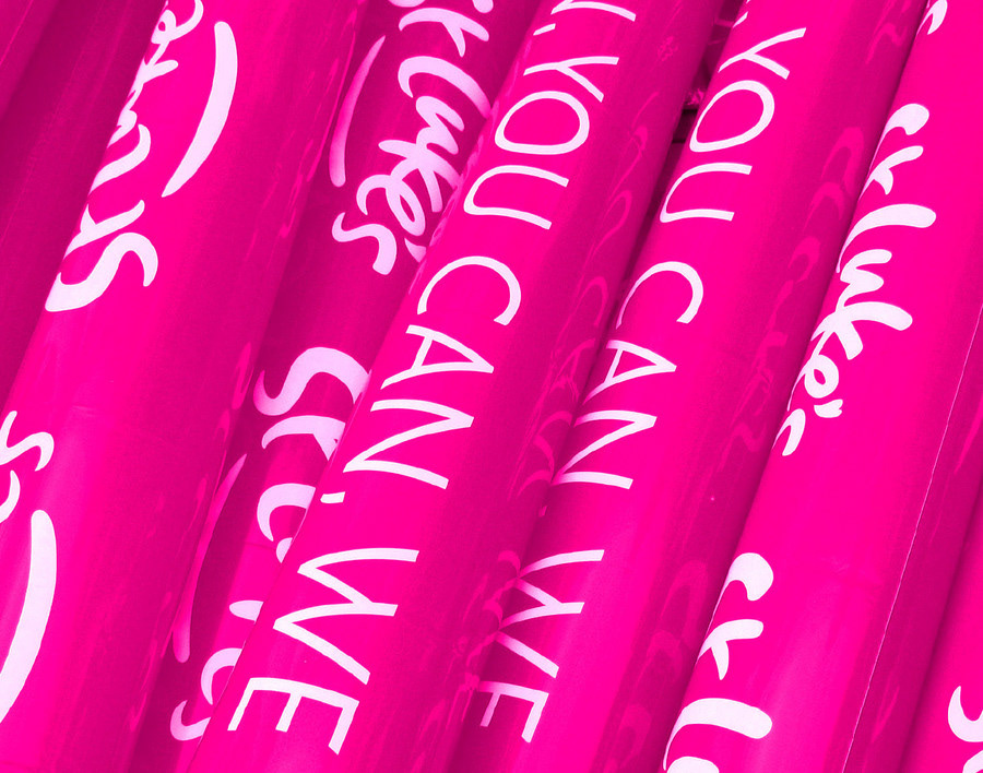 Hand Lettered St Luke's Hospice Logo: Applications