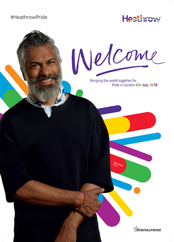 Heathrow Pride Lettering - Keith Khan