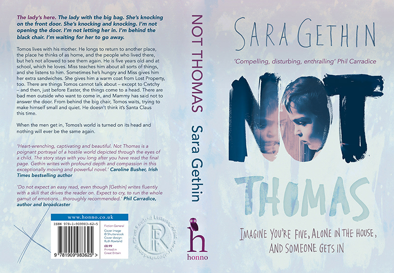 Book cover design for Sara Gethin's, Not Thomas