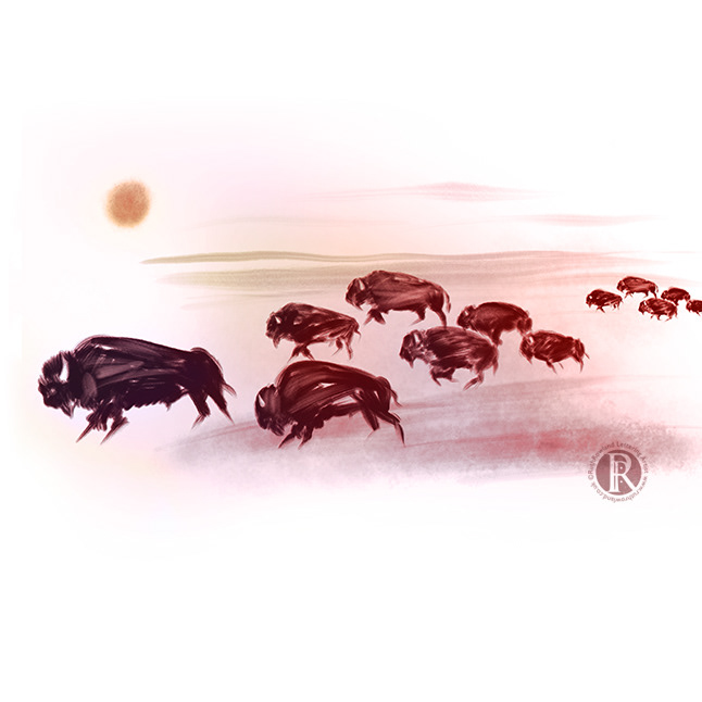 NPCA Timeline - American Buffalo Illustration
