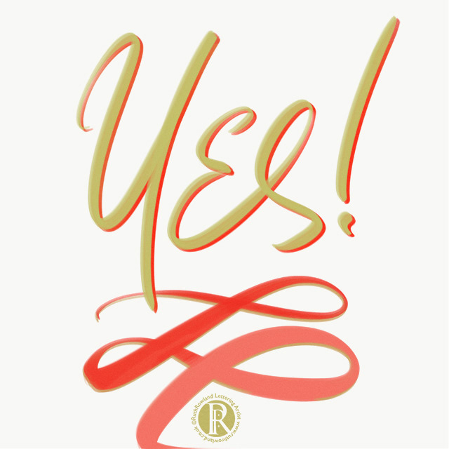 Thirty Days of Digital Lettering: Say What?