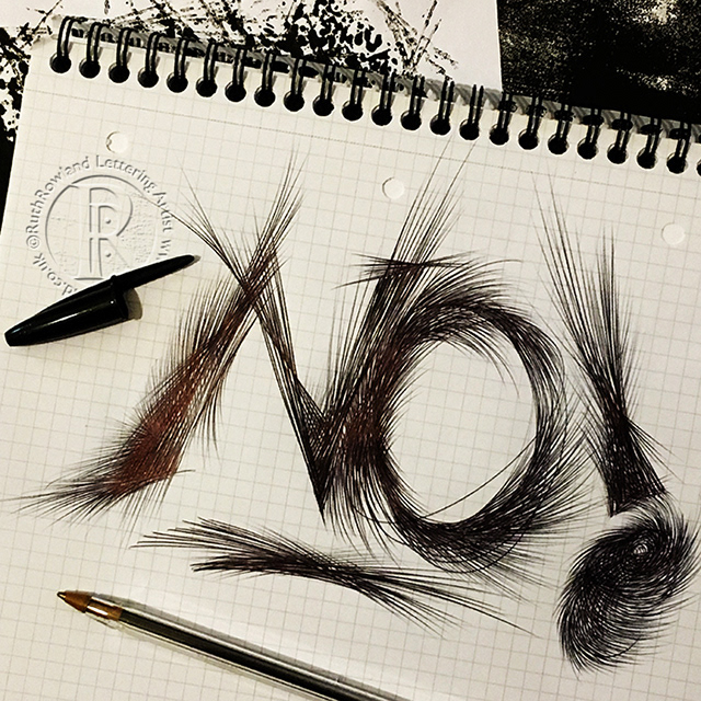 Ballpoint Pen Lettering: No