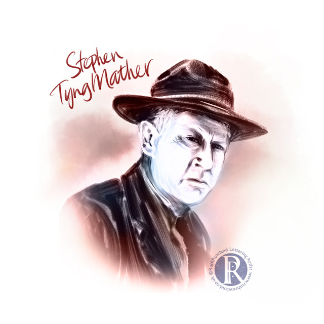 NPCA Timeline - Stephen Tyng Mather Portrait Illustration
