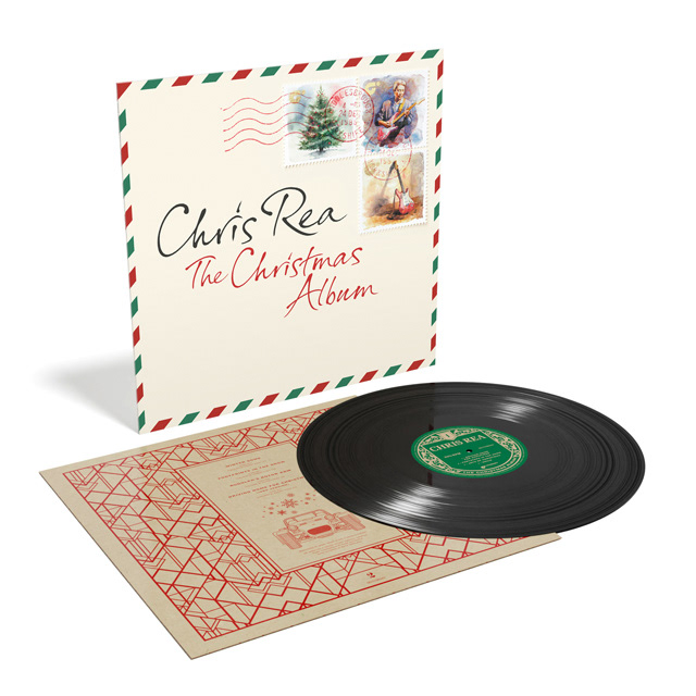 Hand Lettering for Chris Rea's The Christmas Album - Vinyl