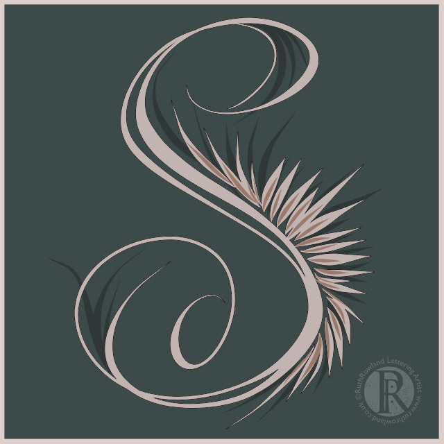 Thirty Days of Digital Lettering: All Dressed Up S