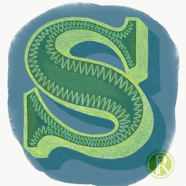 Thirty Days of Digital Lettering: 3D S