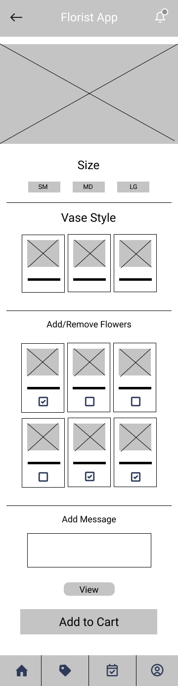 Bouquet Customization