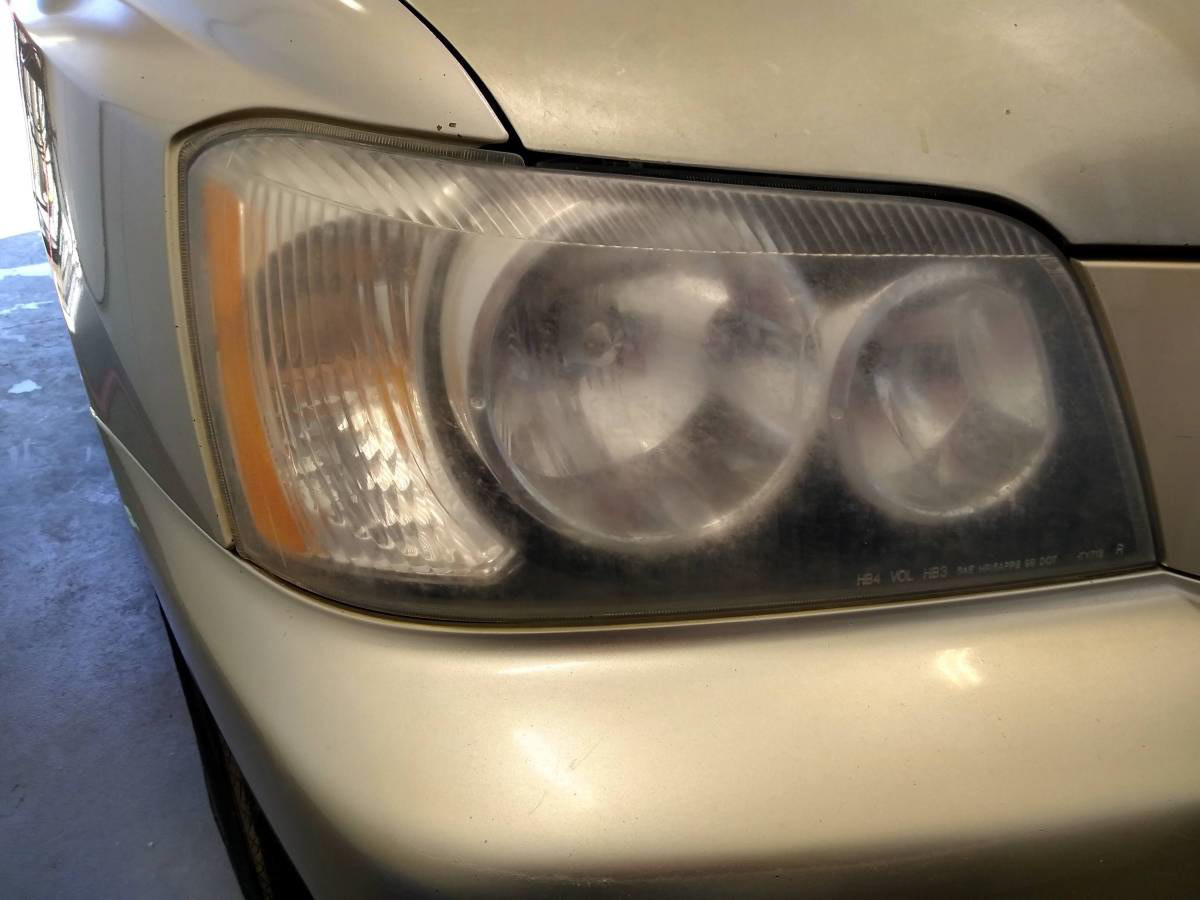 Headlight Restoration (Before)
