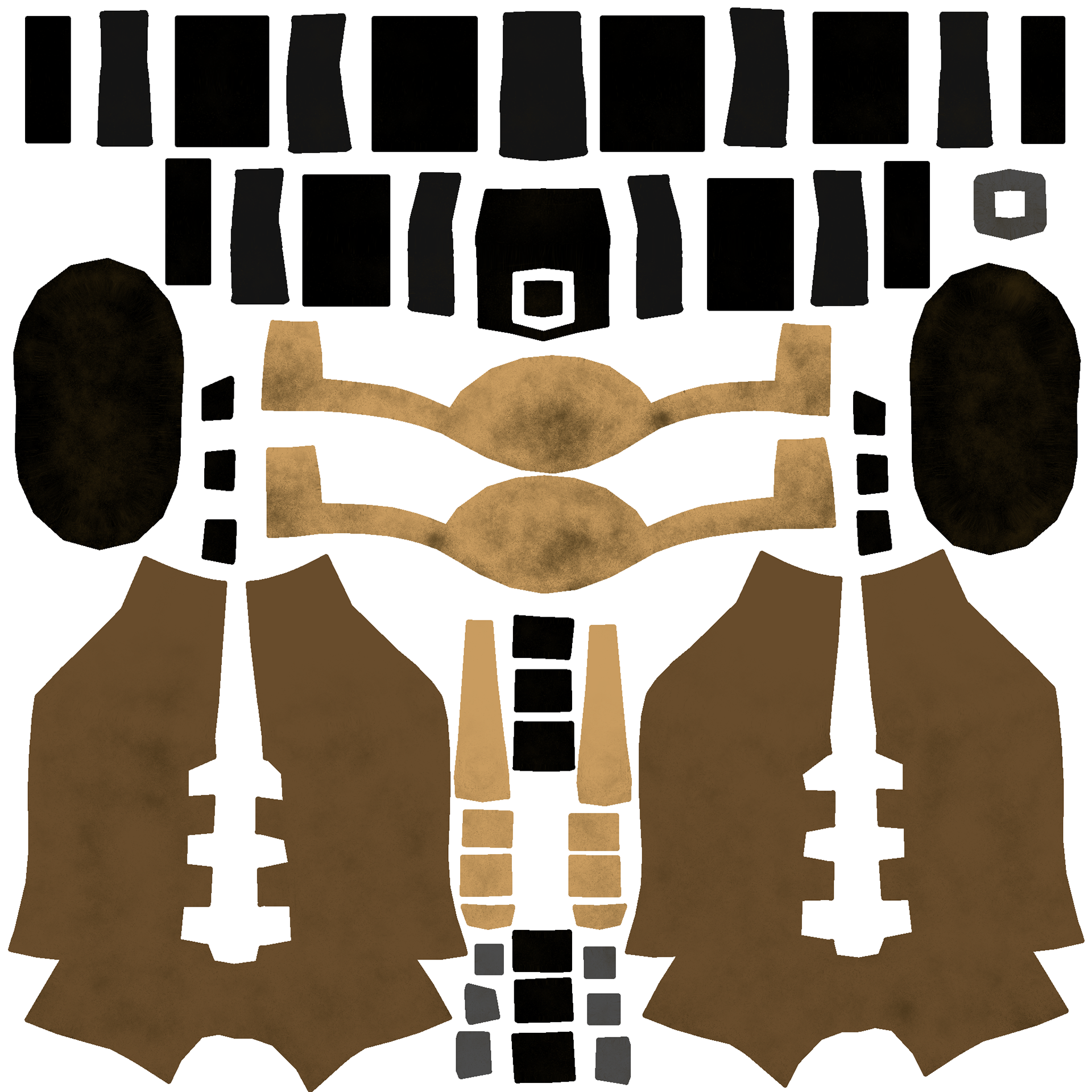 Texture for Belt and Boots + UVs