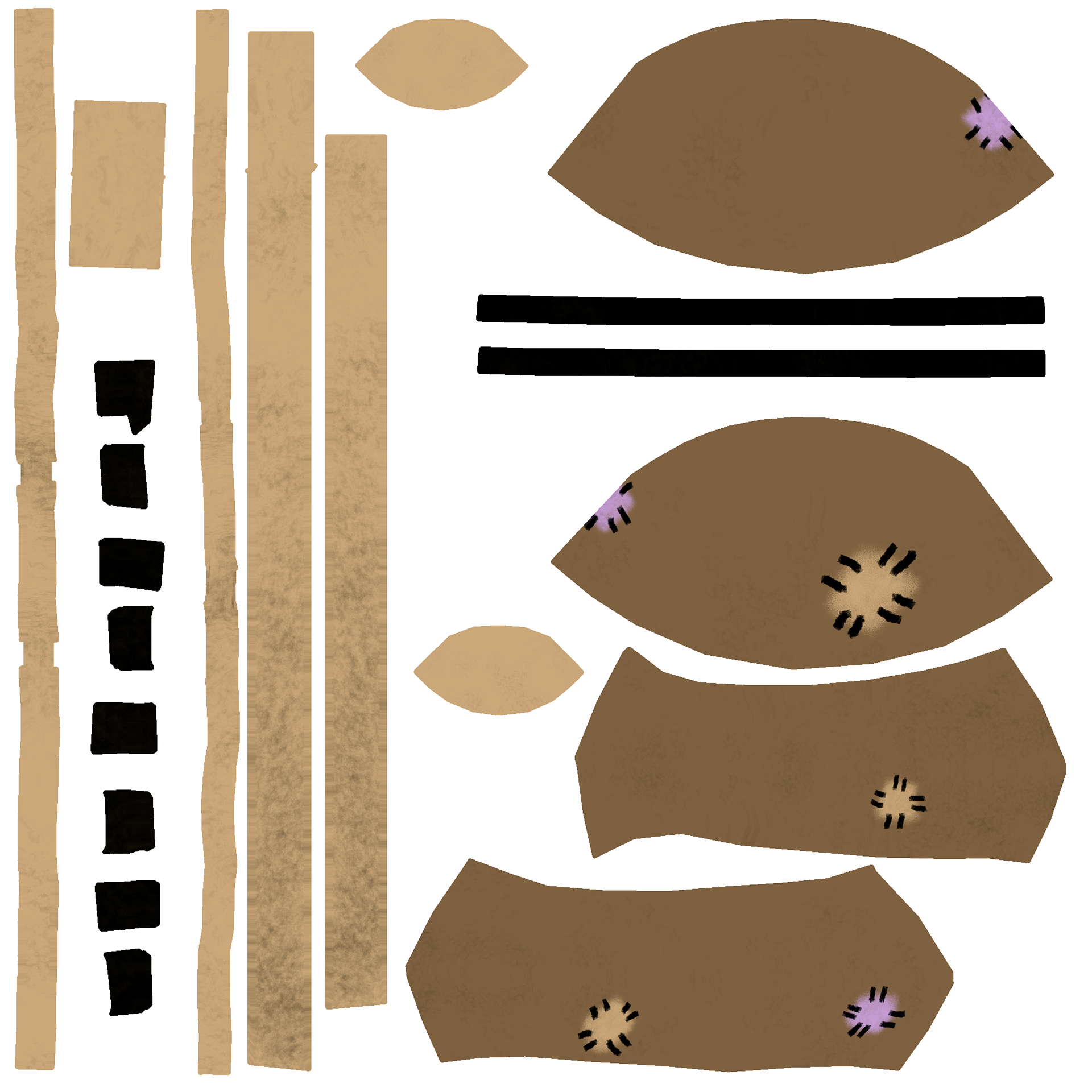 Texture for Hat and other Belts + UVs