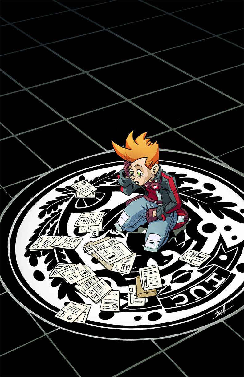 Carter Kain #3 cover (Unused)