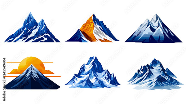 Mountains Collection — Adobe Stock 1245549604