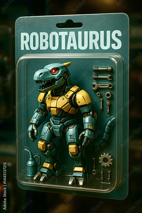 Toys In Packaging Blister Pack — Adobe Stock 1445137215