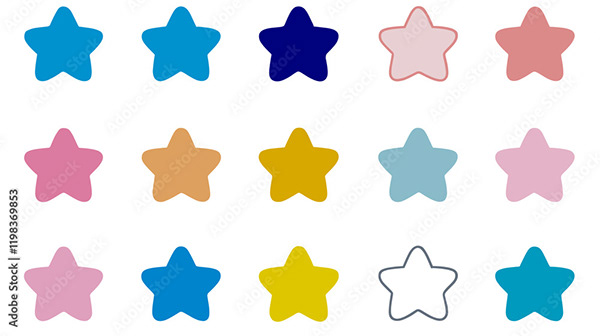 Stars Collection — Adobe Stock 1198369853