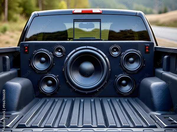 Speakers Music Audio Subwoofers — Adobe Stock 966786658