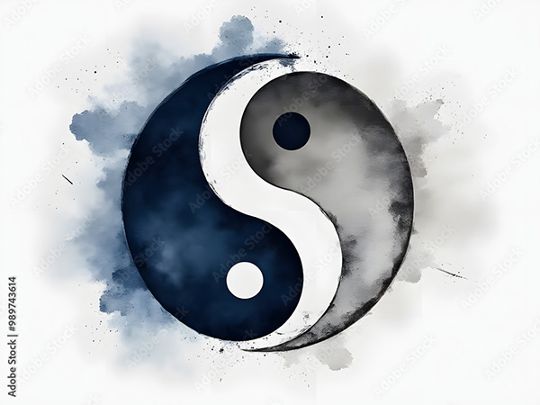 Yin Yangs — Adobe Stock 989743614