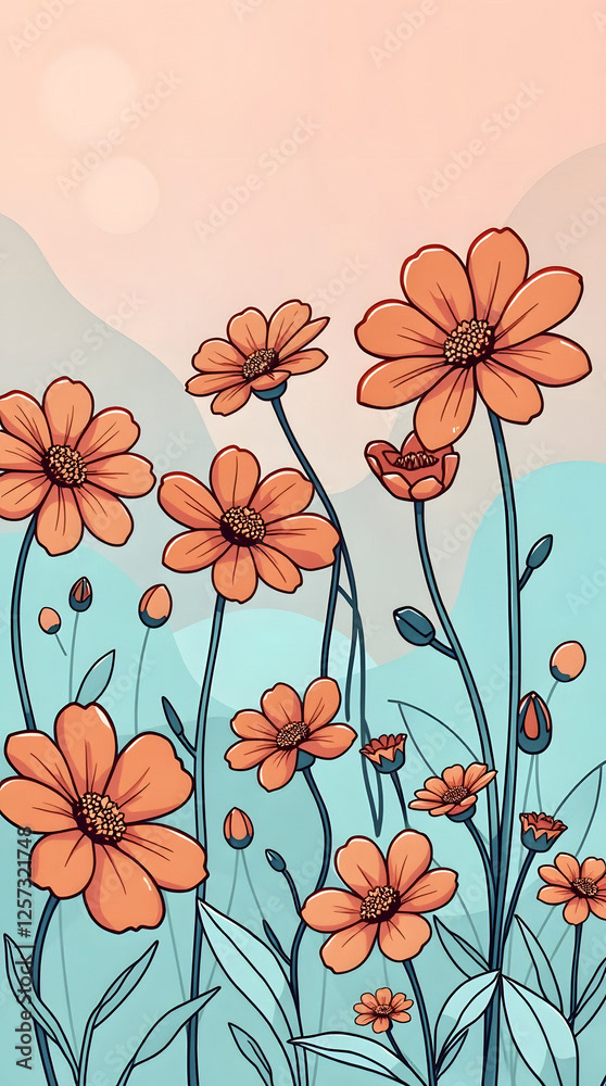Floral - Flowers — Adobe Stock 1257321748