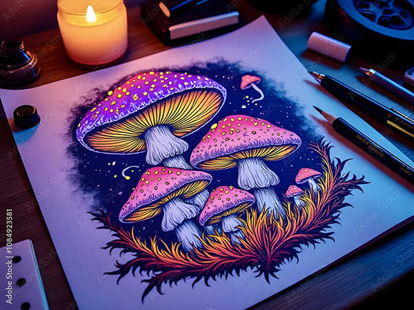 Mushroom Collection — Adobe Stock 1084923581