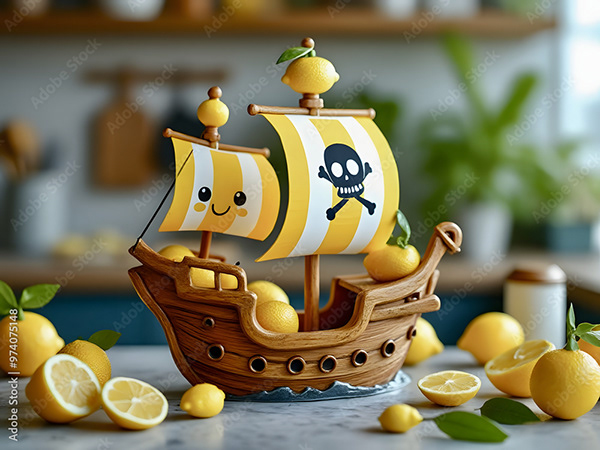Lemon Lime Characters — Adobe Stock 974075148