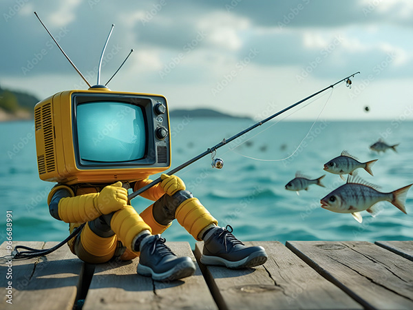 Fishing - Fishermen — Adobe Stock 966688991