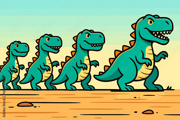 Dinosaurs — Adobe Stock 1614659290