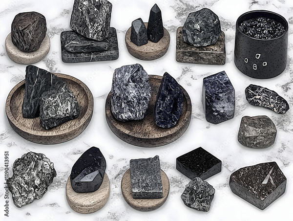 Gemstones Collection — Adobe Stock 1190413951