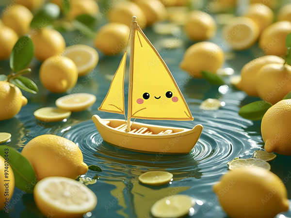 Lemon Lime Characters — Adobe Stock 974076443