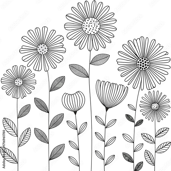 Floral - Flowers — Adobe Stock 1716961780