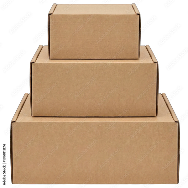 Box Package Delivery Collection — Adobe Stock 1968111174