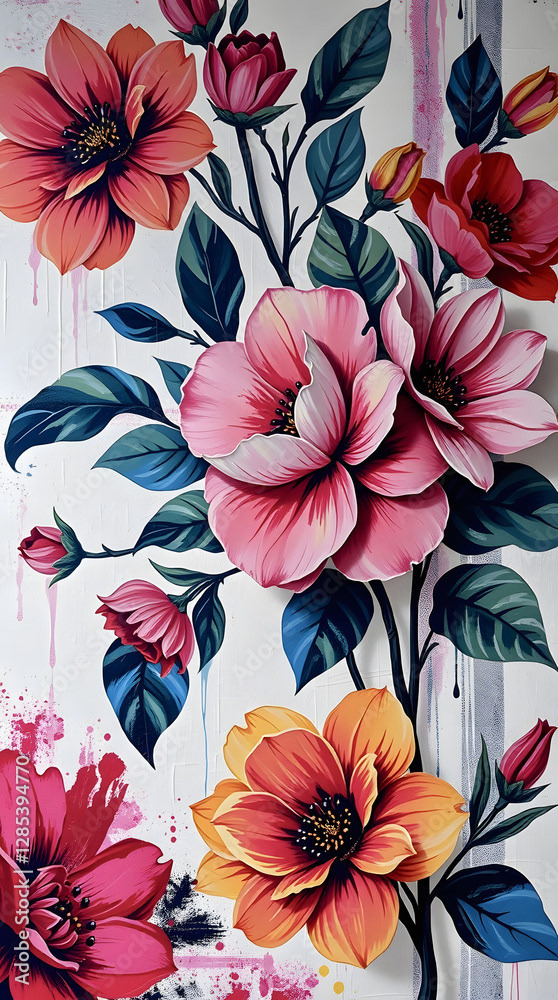 Floral - Flowers — Adobe Stock 1285394770