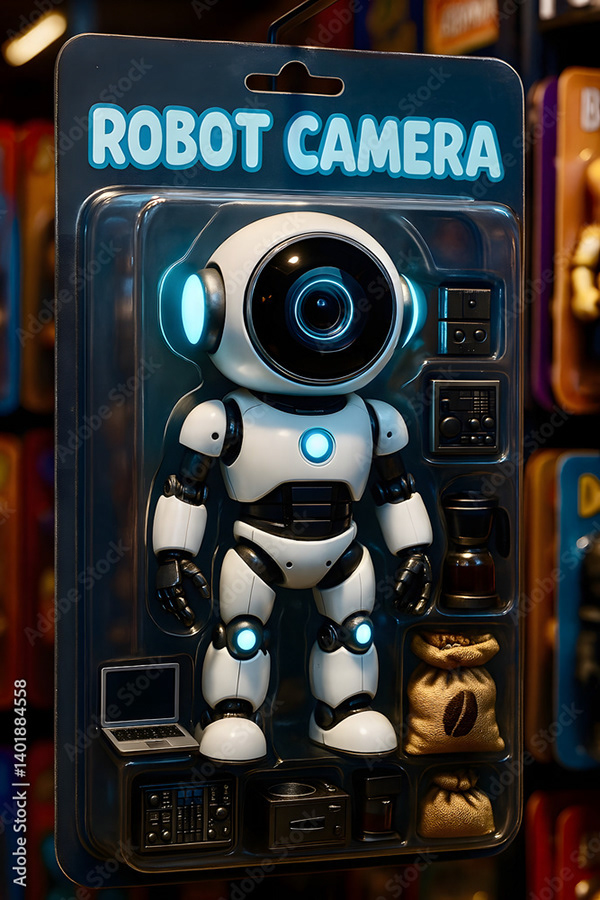 Toys In Packaging Blister Pack — Adobe Stock 1401884558