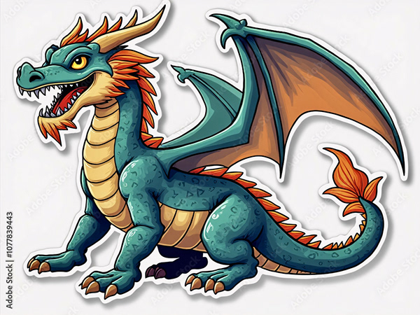 Dragons Collection — Adobe Stock 1077839443