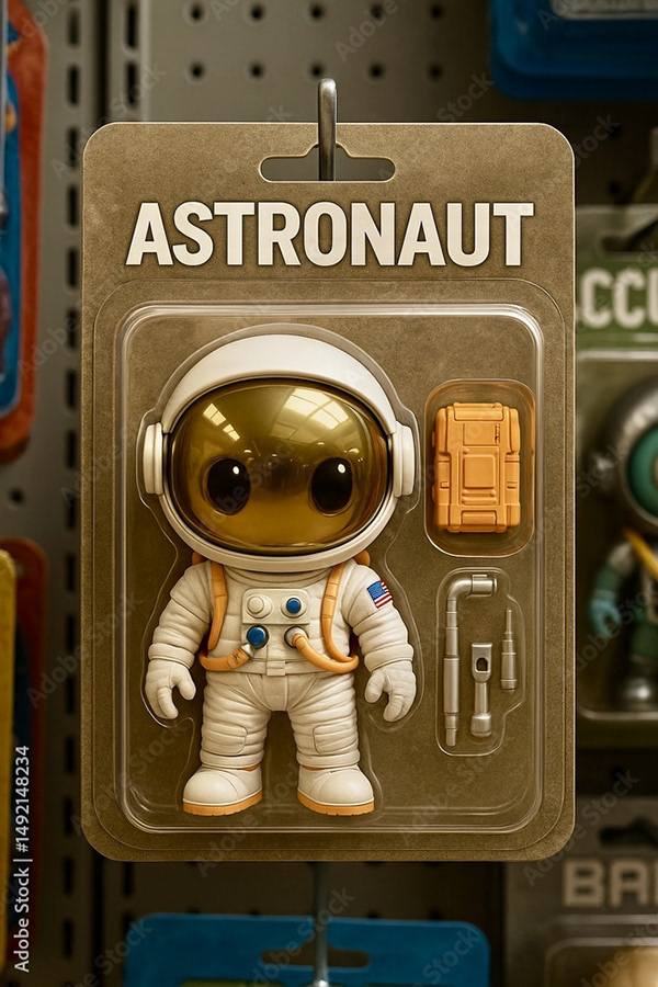Toys In Packaging Blister Pack — Adobe Stock 1492148234
