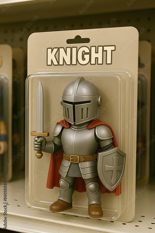 Toys In Packaging Blister Pack — Adobe Stock 1401886048